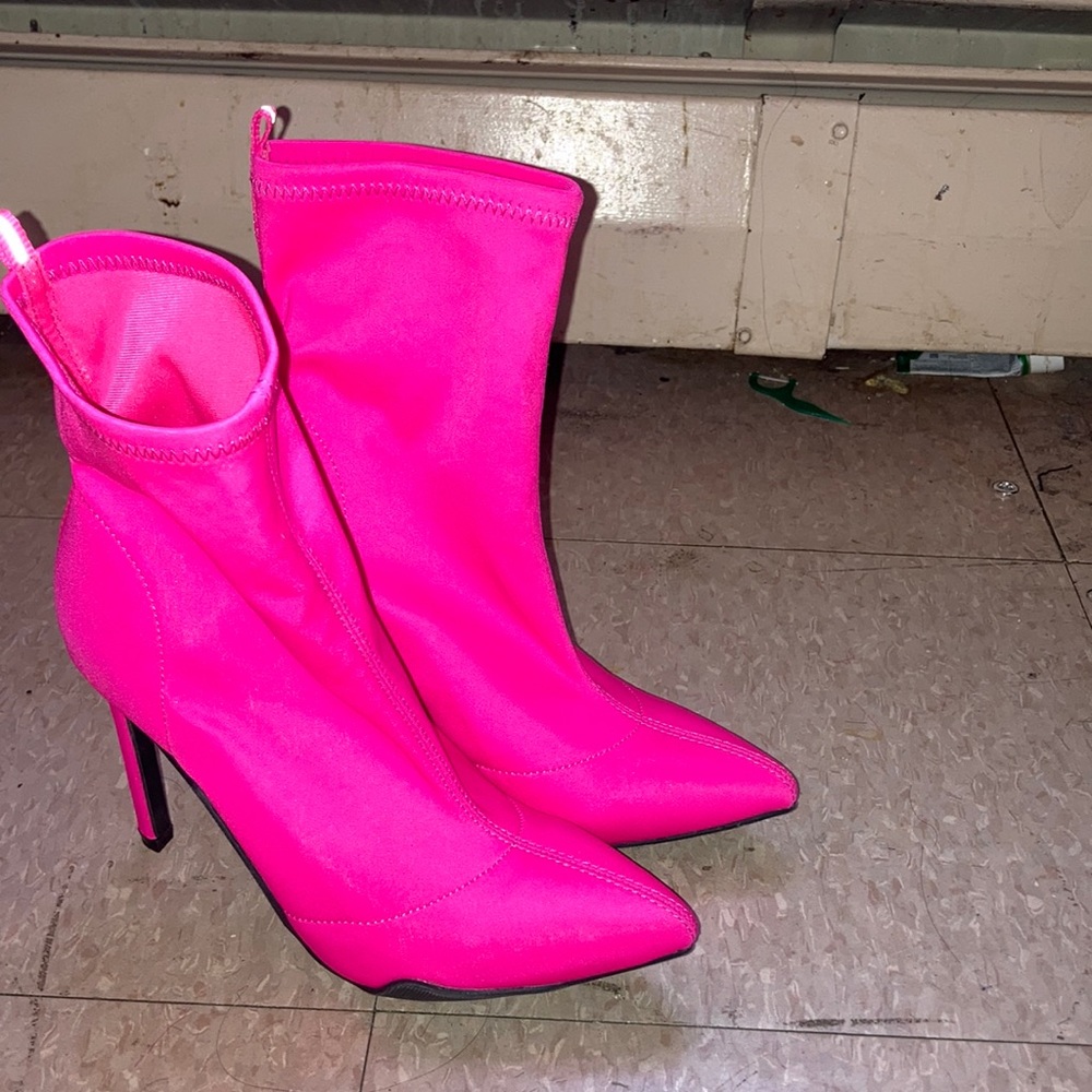 Hot pink heels